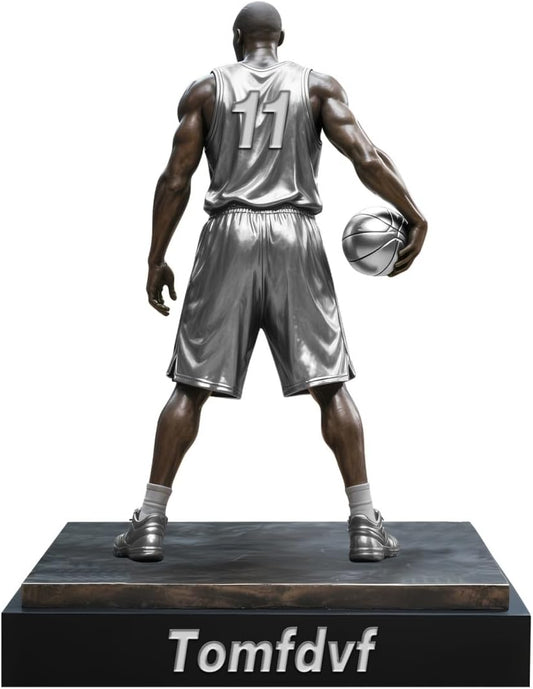 Personalized Basketball Player Ornament Sign Custom Name Flat Desk Sign Basketball Lovers Acrylic Plaque Home Garage Men Cave Desk Decor Plaque Gifts for Man Dad Christmas Birthday Decoration