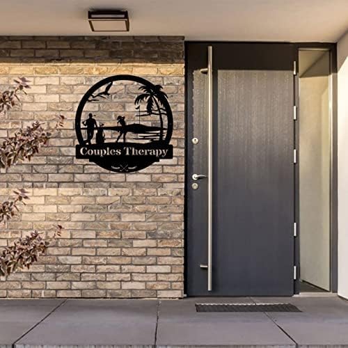 Custom Golf Metal Wall Sign - Personalized Golf Metal Wall Art - Golf Metal Wall Decor - Couples Golfer Gift - Metal Home Decor - Indoor Signs
