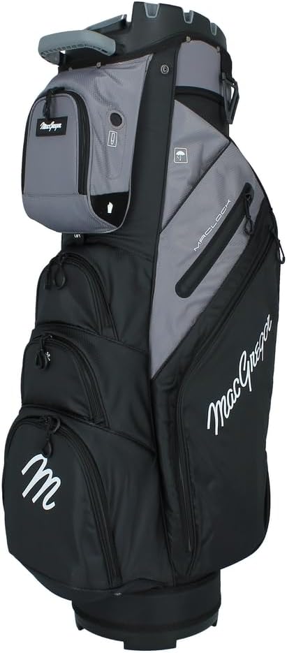 MacGregor MACLOCK Ultimate Divider System Cart Bag with 14 Way Organizer Divider Top and Individual Club Locking Slots