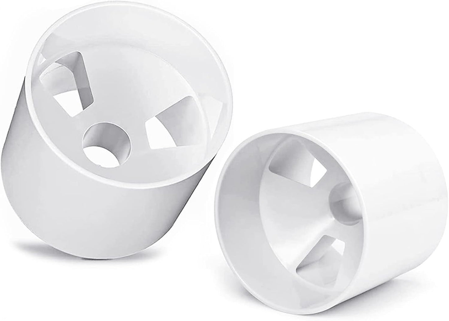 ZLY 2PCS Golf Hole Cup,ABS Ivory White Plastic Golf Cups,Dimension 4" Depth, Diameter 4 1/4 inches,Fits PGAL|PGA|USGA Regulations,for Backyard Golfs Practice