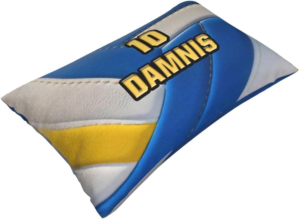 Volleyball Lovers Home Decor Gift for Sofa Bedding Customized Sports Themed Throw Pillow Cover Custom Name Ball Sport Themed Volleyball Throw Pillow Cover Personalized Sport Enthusiast Pillowcase