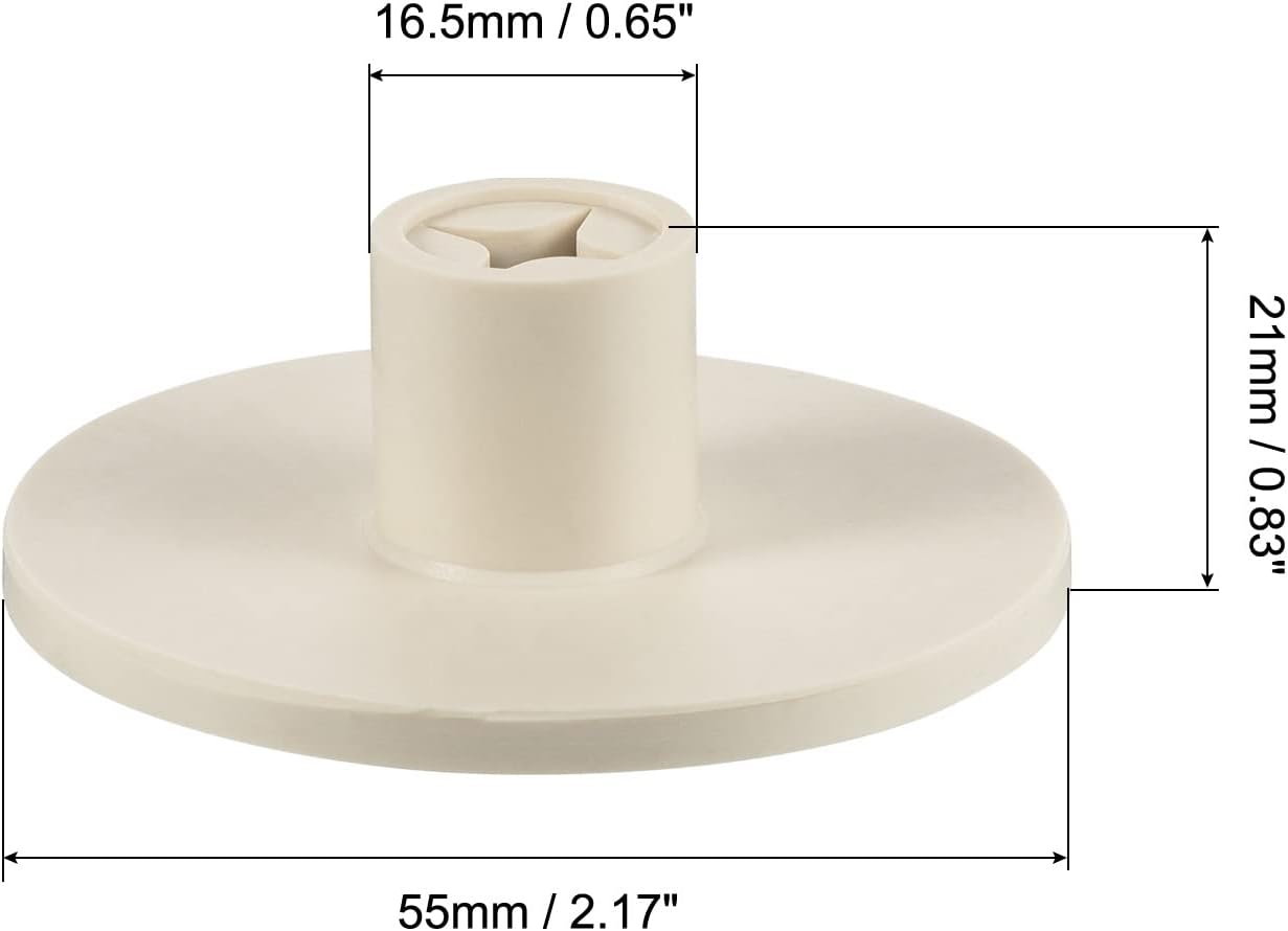PATIKIL 0.8 Inch Plastic Golf Tee, 5 Pack Hollow Training Driving Range Tee Stable Ball Holder for Outdoor Indoor Hitting Mat, Beige