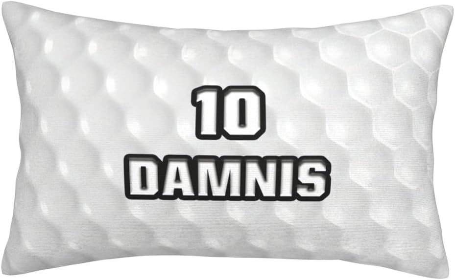 Customized Golf Ball Theme Funny Throw Pillowcase Golf Lovers Home Decor Gifts Custom Name Funny Ball Sport Theme Throw Pillow Cover Personalized Sport Enthusiast Pillowcase Gifts for Sofa Bedding