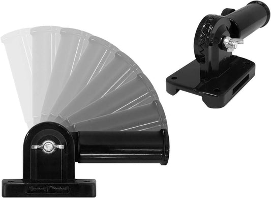 Black Flag Pole Mounting Bracket - Adjustable