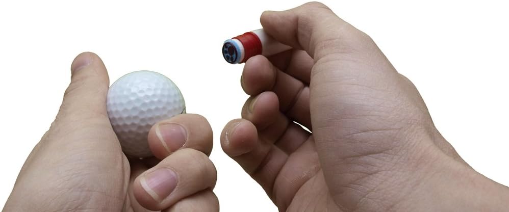 EZBallStamp Golf Ball Stamp Marker (Red Flamingo)