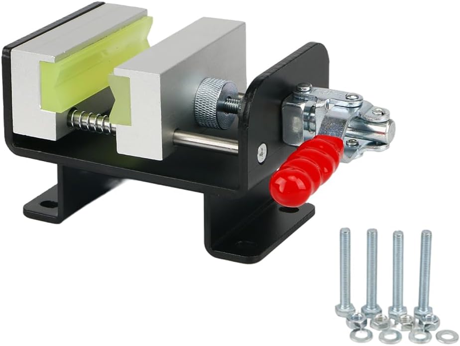 wosofe Golf Club Regrip Vise Tool,Golf Club Gripping Station Quick Shaft Clamp,Grip Replacement Tool,Package Rubber Non-Slip Manual Handle Easy to Install Detachable,Golf Workshop Supplies