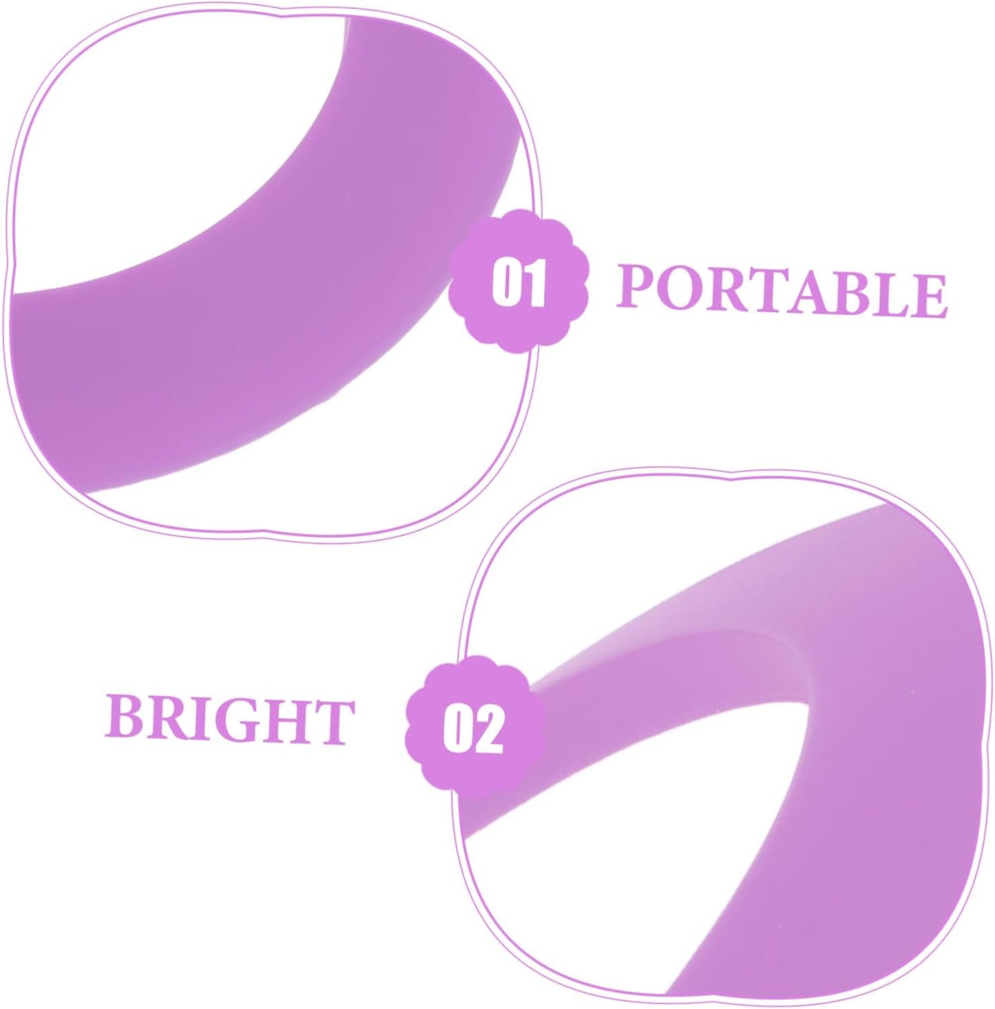 Golf Putting Practice Cup Rings Portable Silicone Golf Cup Hole Rings Golf Target Circles for Golf