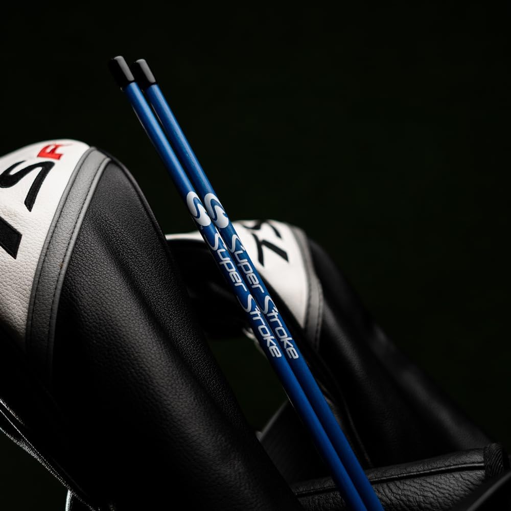 SuperStroke Golf Alignment Sticks 45" Fiberglass Rods, Full Swing Training Aid Kit, Help's with Posture Correction and Shot Accuracy