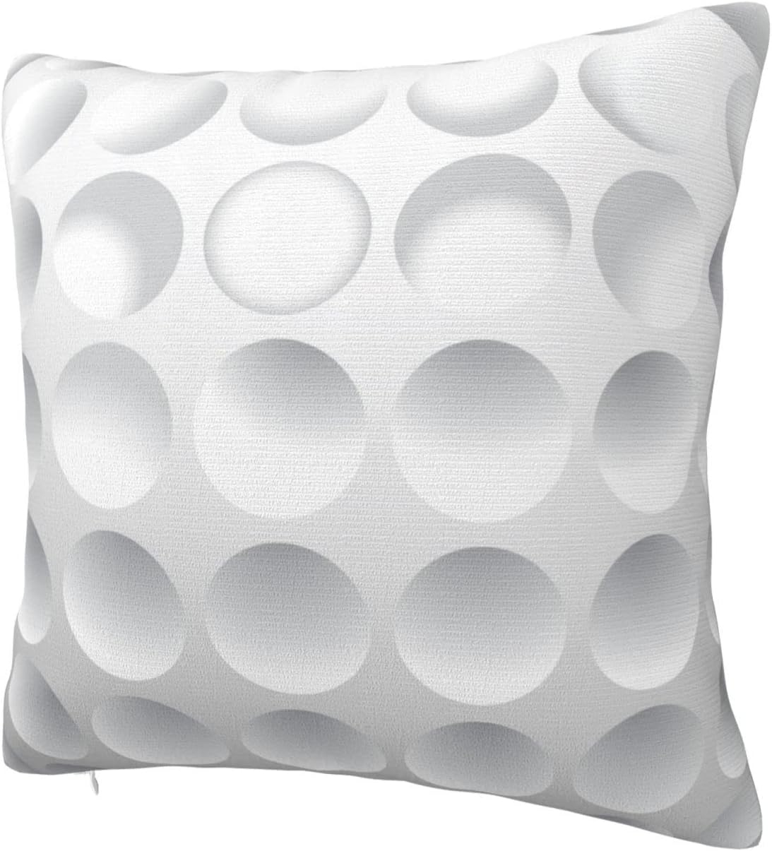 Golf Ball Throw Pillow Covers 18x18 Inch Farmhouse Home Room Decor for Bedroom Living Room Sofa Car Cushion White Ball Sports Pillow Case Pillowcover, CBGHH6534