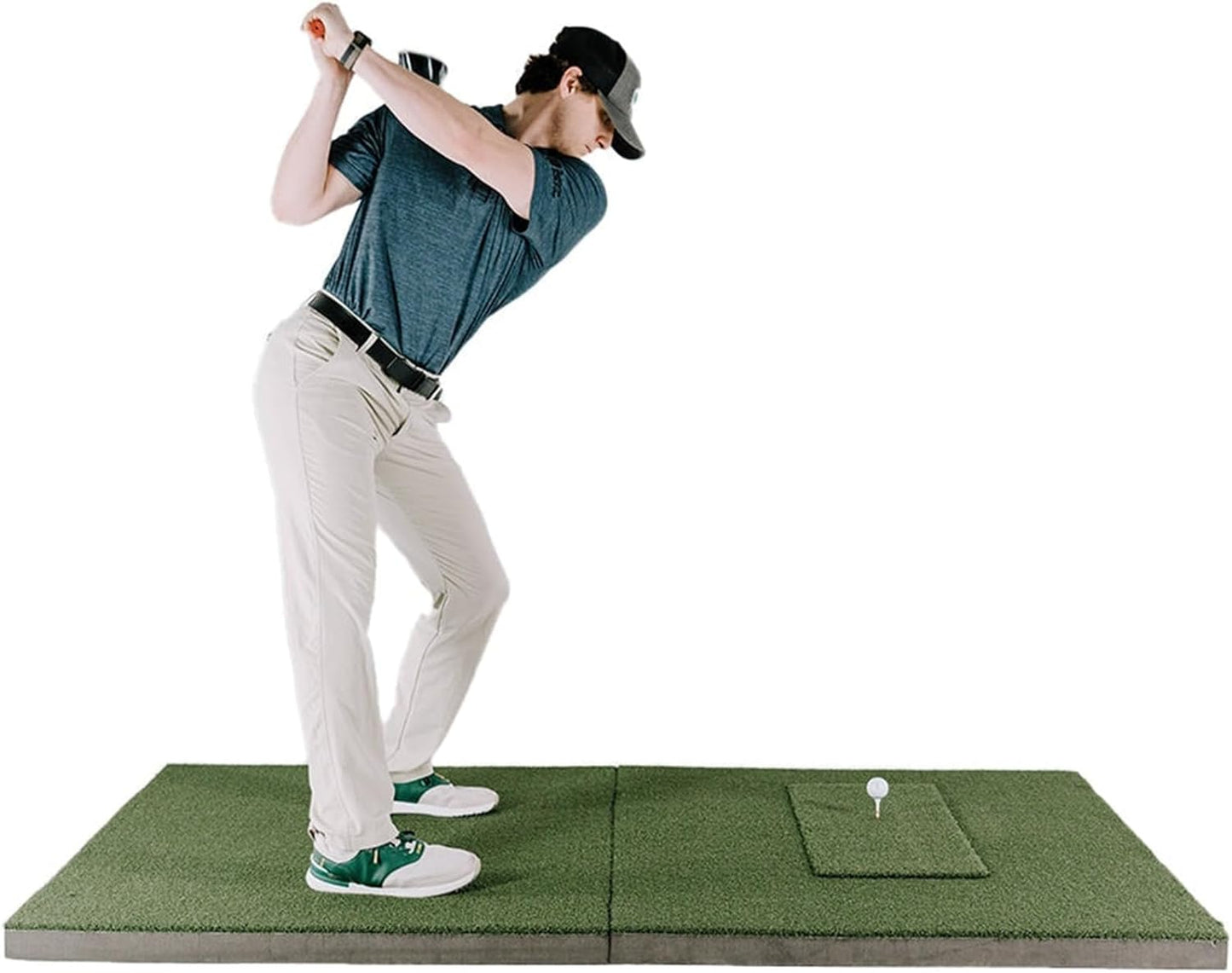 SIGPRO Softy Golf Mat - Premium Quality and Durable - for Realistic Indoor Golf Practice - Made in The USA