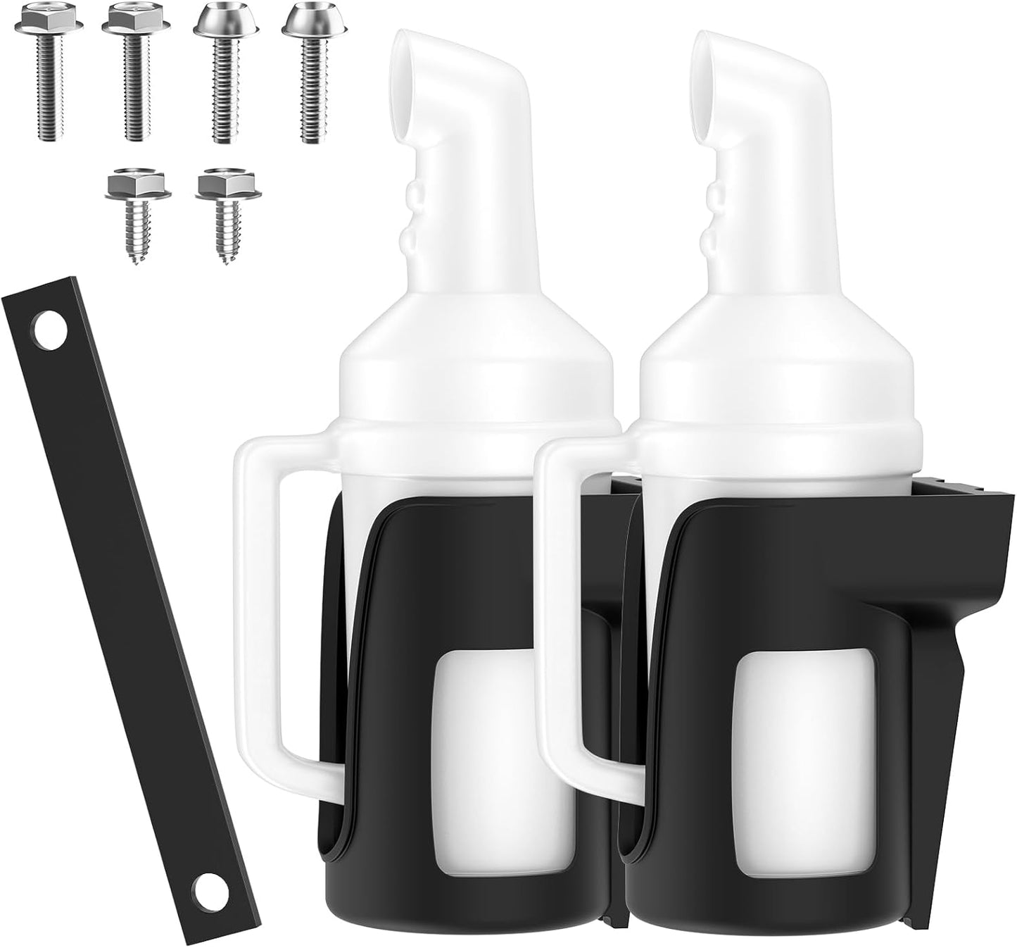 Panglong Precedent Golf Cart Sand Bottle with Handle 1Pcs or 2Pcs, Divots Filler Sand & Seed Bottle with Rattle Proof Holder