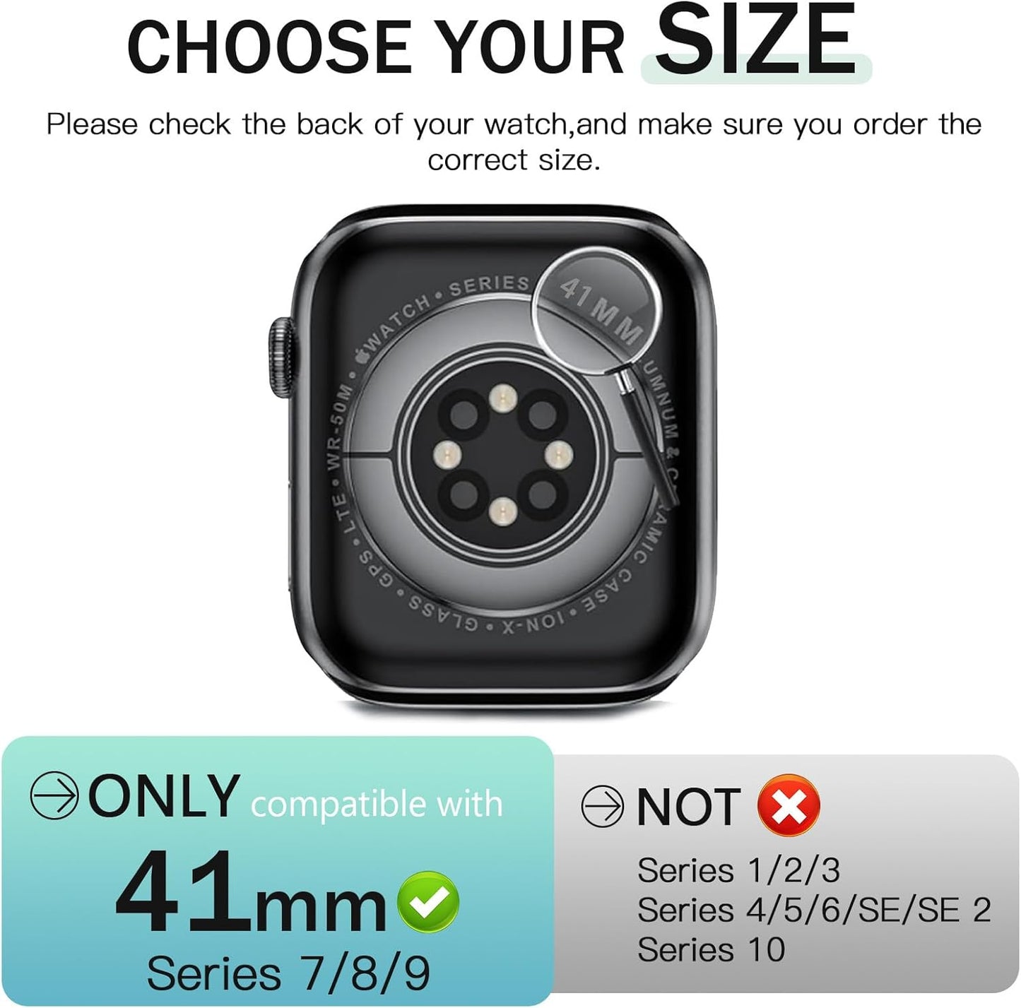 JR.DM 41mm 2 Pack Hard PC Case with HD Tempered Glass Screen Protector for Apple Watch Series 9/8/7, Slim Guard Bumper Full Coverage Protective Anti-Scratch Face Cover for iWatch, Pink/Clear