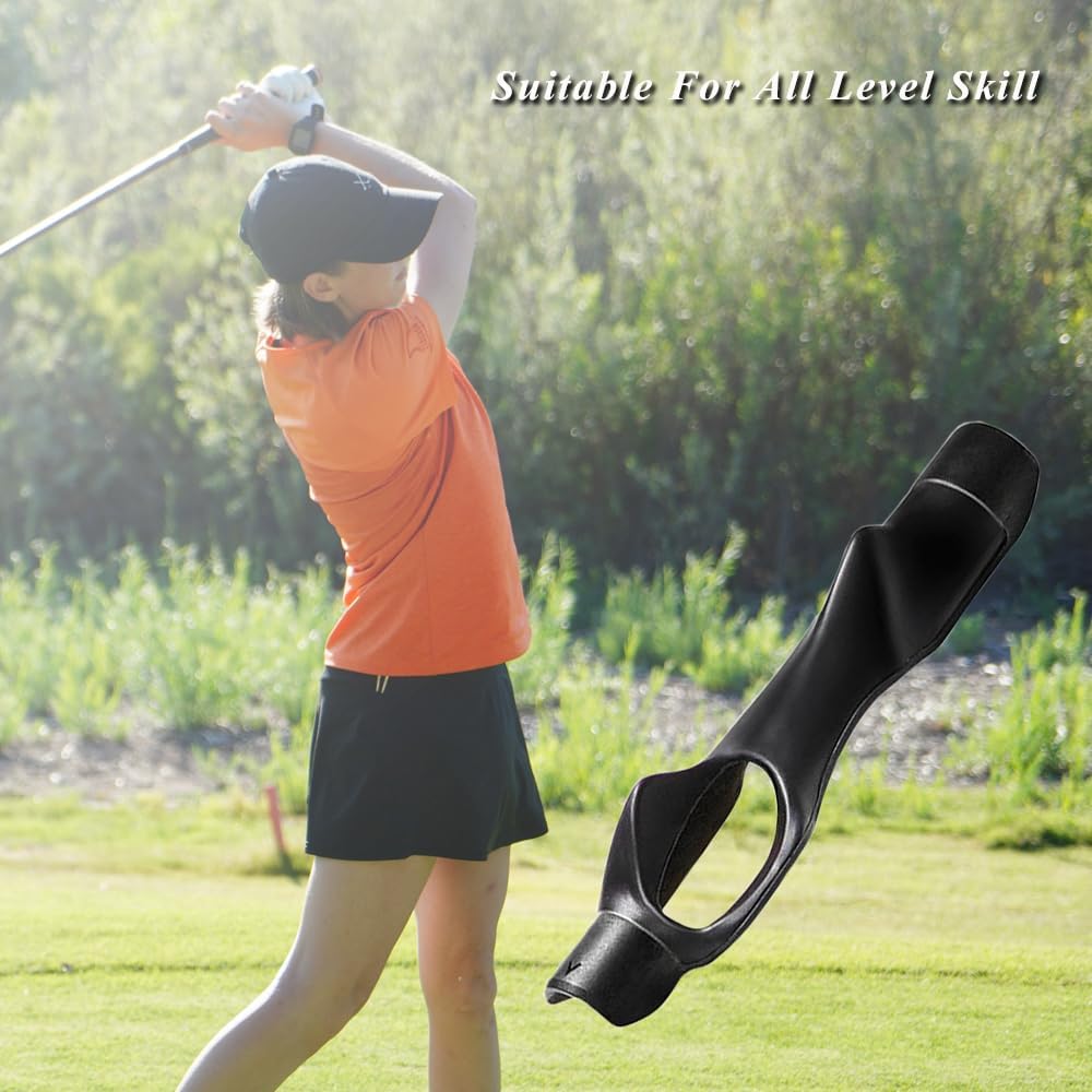 Golf Grip Trainer, Golf Swing Training Aid - Correct Hand Position Golf Grip Kit Golf Club Grips for Grip Strength Trainer