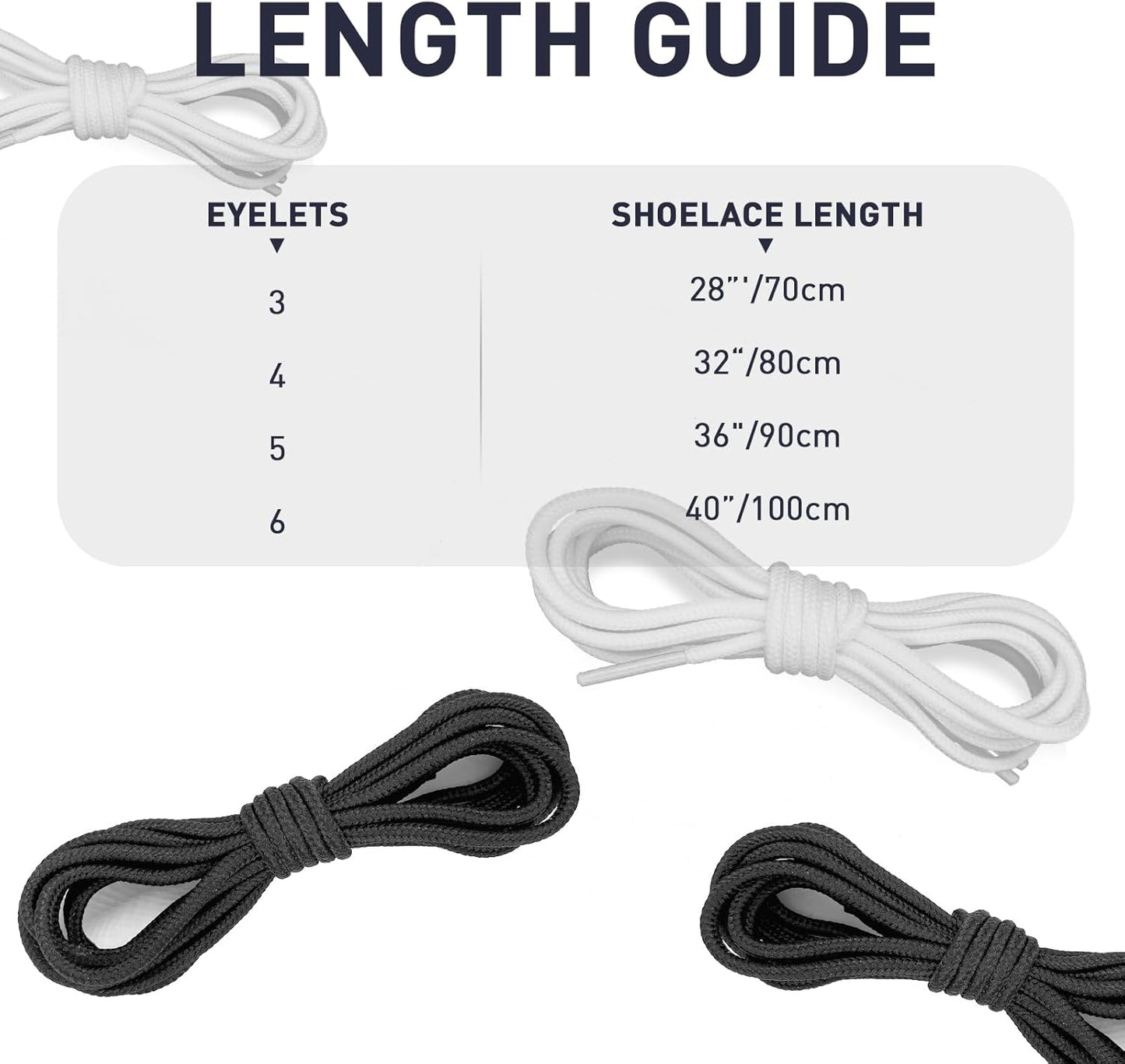 Polyester Golf Shoelaces for FootJoy Golf Sports Shoe, 3/32‘’(2.5mm) Thin Dress Oxford Shoe Lace Replacement Strings