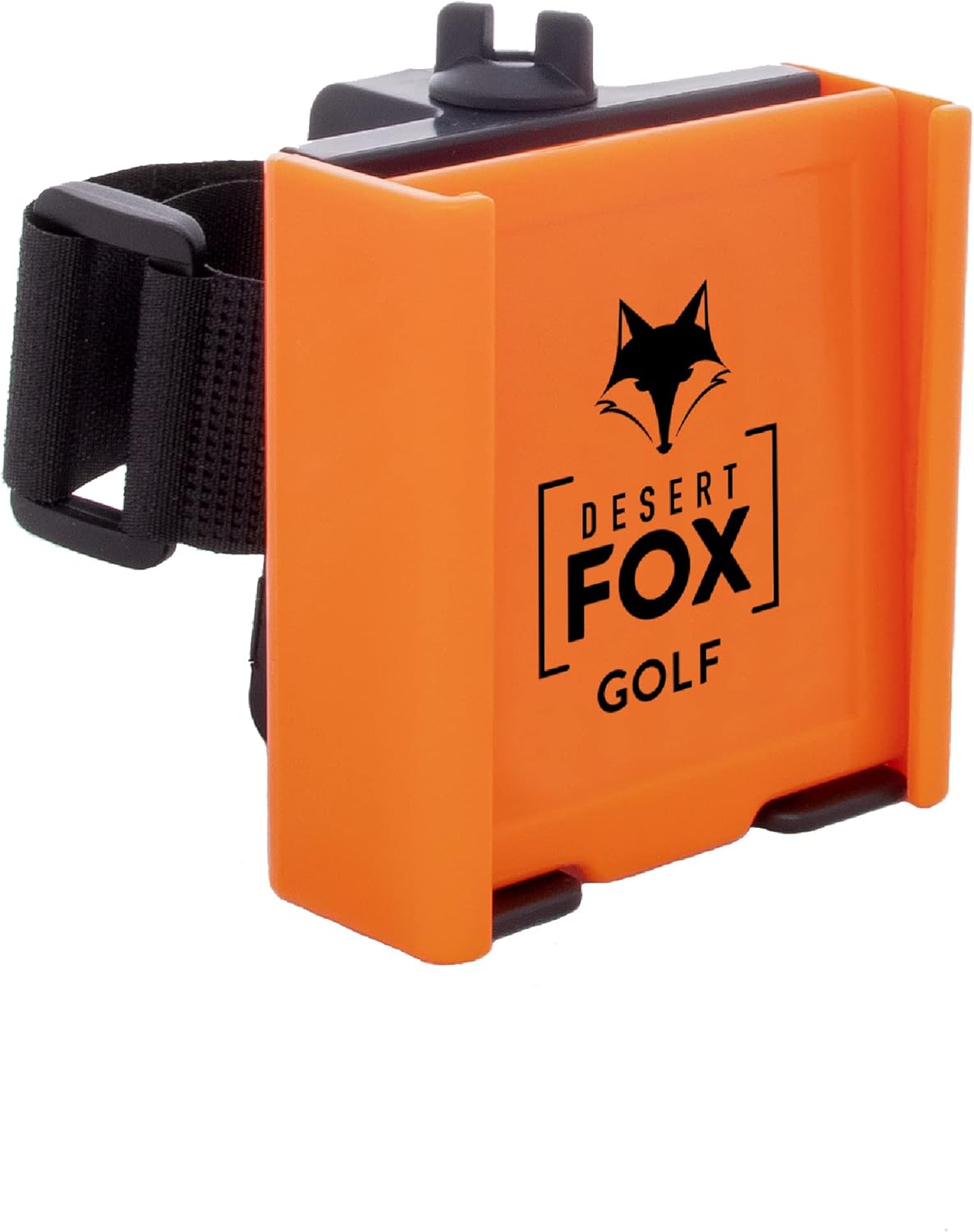 DESERT FOX GOLF Phone Caddy – Adjustable Golf Cart Phone Holder with Secure Strap for Hands-Free GPS & Golf Apps – Universal Fit