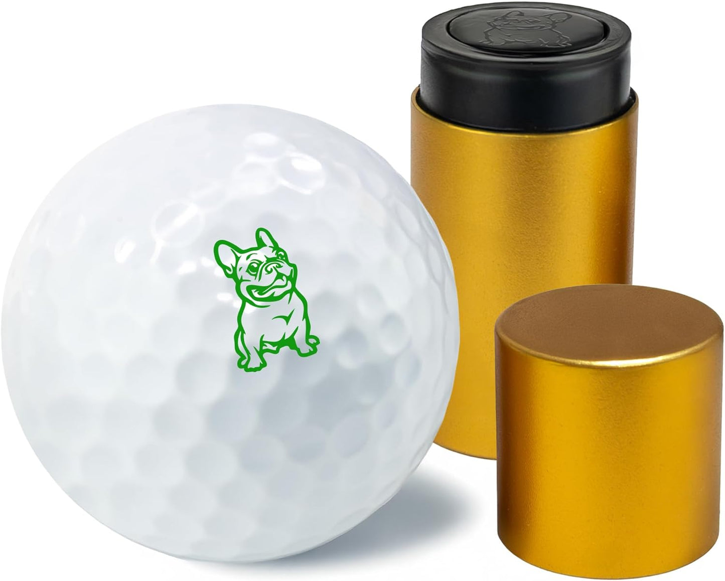 Golf Ball Marker Stamp with TiteSeal™ Technology - Dog - Many Designs to Choose - Green