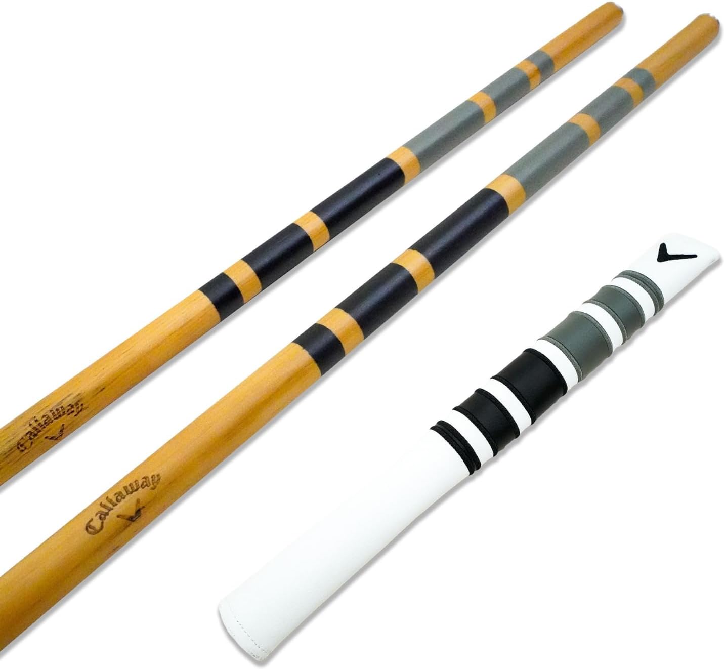 Callaway Heritage Wood Golf Alignment Sticks with Cover