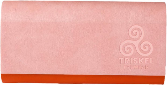 Dual Glasses Case, 2-in-1 Hard Shell PU Leather Case for Eyeglasses, with Magnetic Closure for Men & Women