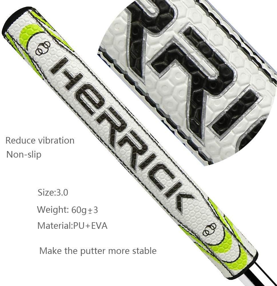 Golf Putter Grip Men 60g PU Material Lightweight Non-Slip Portable Soft Shock Absorption Many Color to Choose