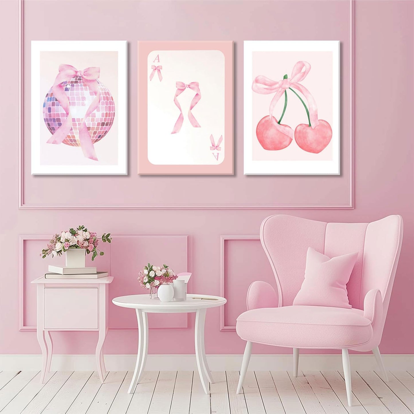 MTFBWY 3Pcs Framed Canvas Wall Art 16x24in Canvas