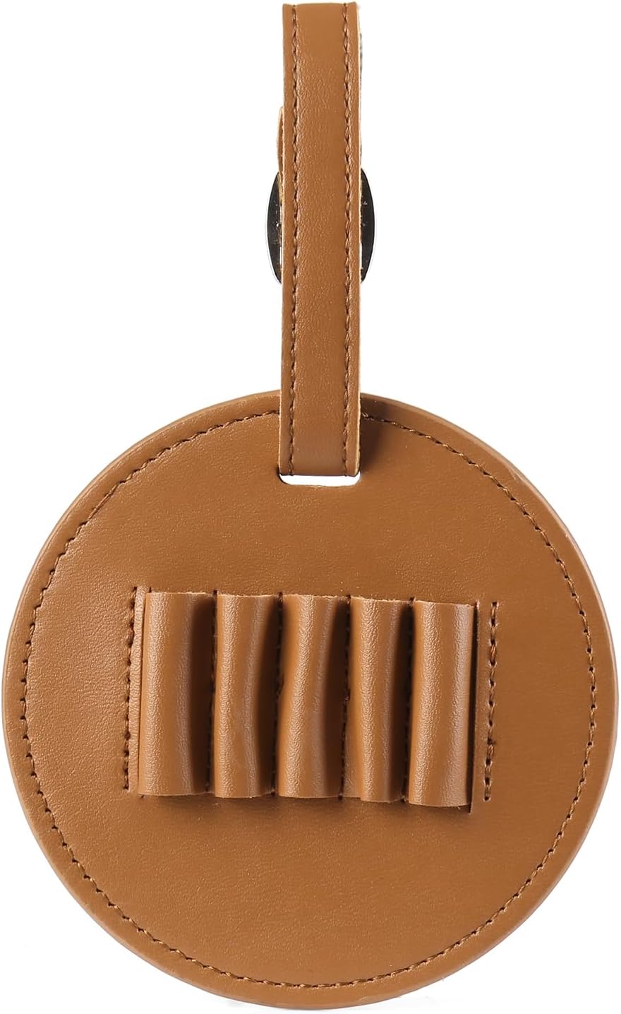Personalized Golf Bag Tag with Tees Custom Name & Pattern Leather Golf Tee Holder with Gift for Dad