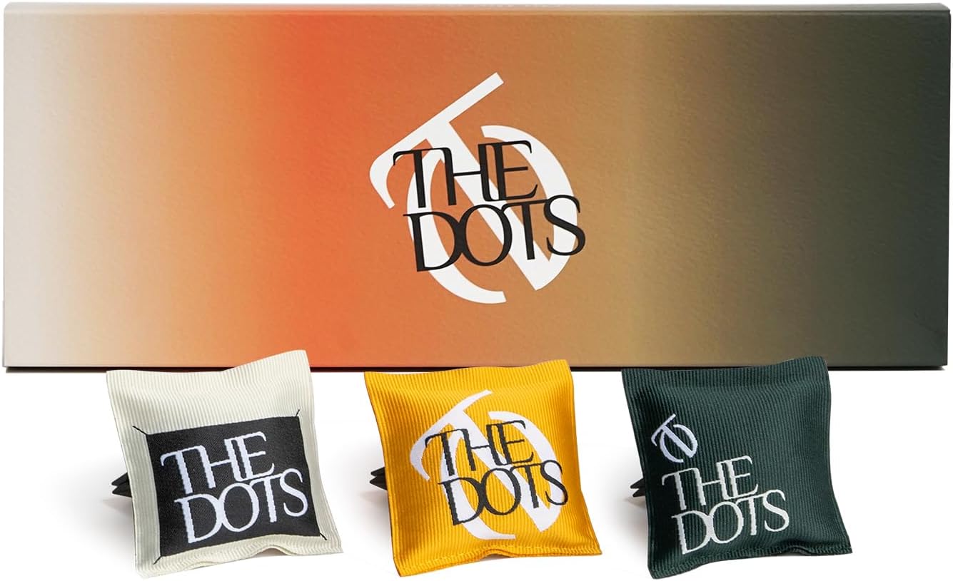 THEDOTS 3 Pack Fabric Car Vent Clips Gift Set, 3 Scents, Long-Lasting Scent, Luxury Car Air Fresheners, Universal Clips for SUV Sedan