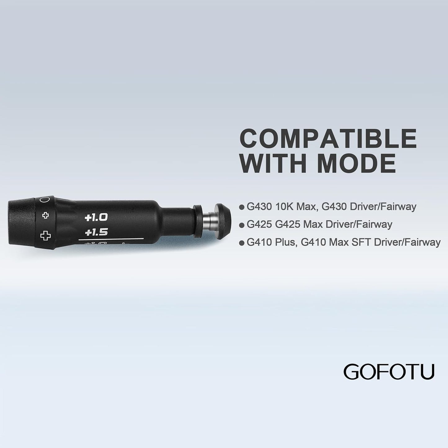 0.335 Golf Adapter Sleeve RH Compatible with Ping G430 10Max, G430,G425,G410,G410 Plus MAX, SFT .335 Driver/Fairway