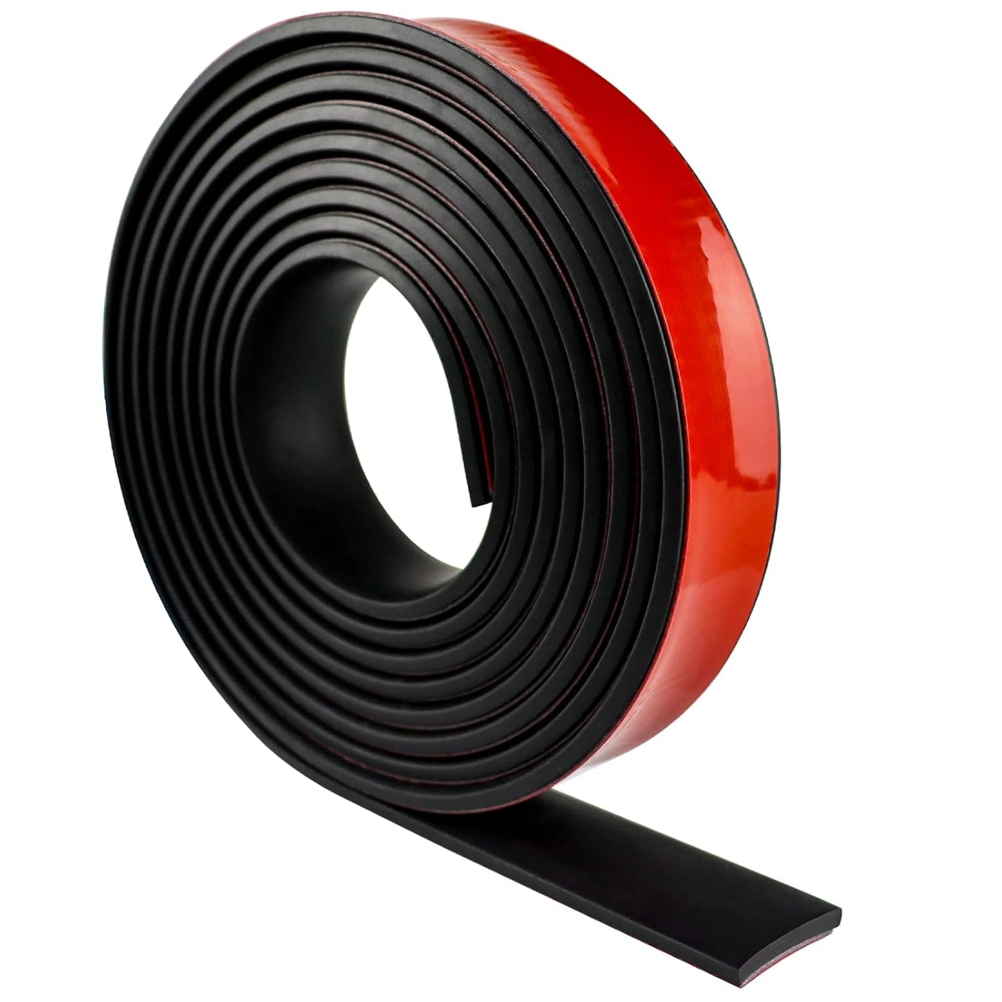 Neoprene Rubber Strips Self Adhesive Solid Rubber Sheets, Rolls & Strips for DIY Gaskets Crafts Pads Seals Warehouse Flooring Neoprene Sheet with Adhesive Backing (1" Wide x 1/16" Thick x 10' Long)