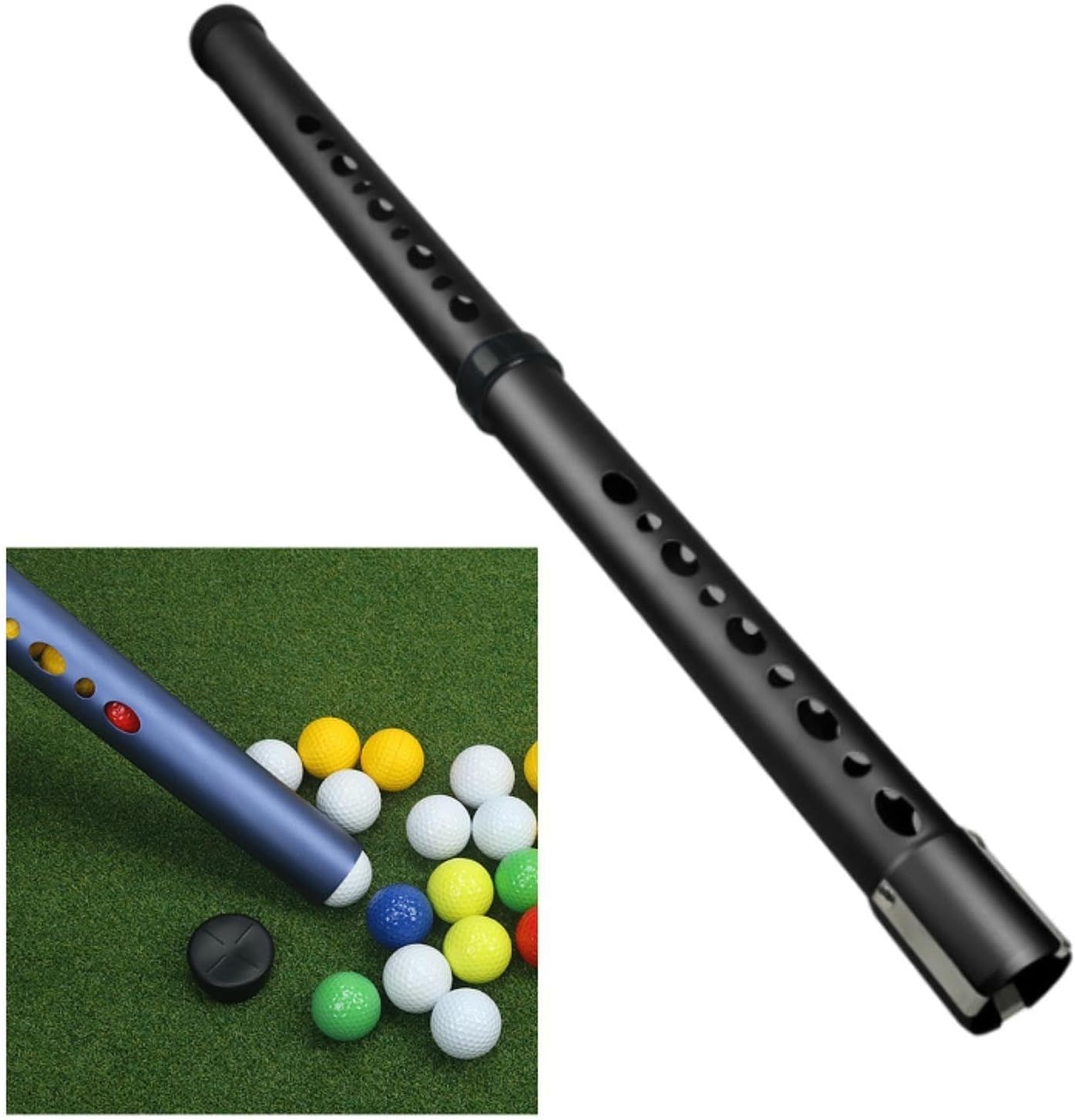 Golf Ball Retriever Shag Tube Golf Ball Picker Upper Tube Convenient Portable Golfing Supplies Lightweight Balls Collector