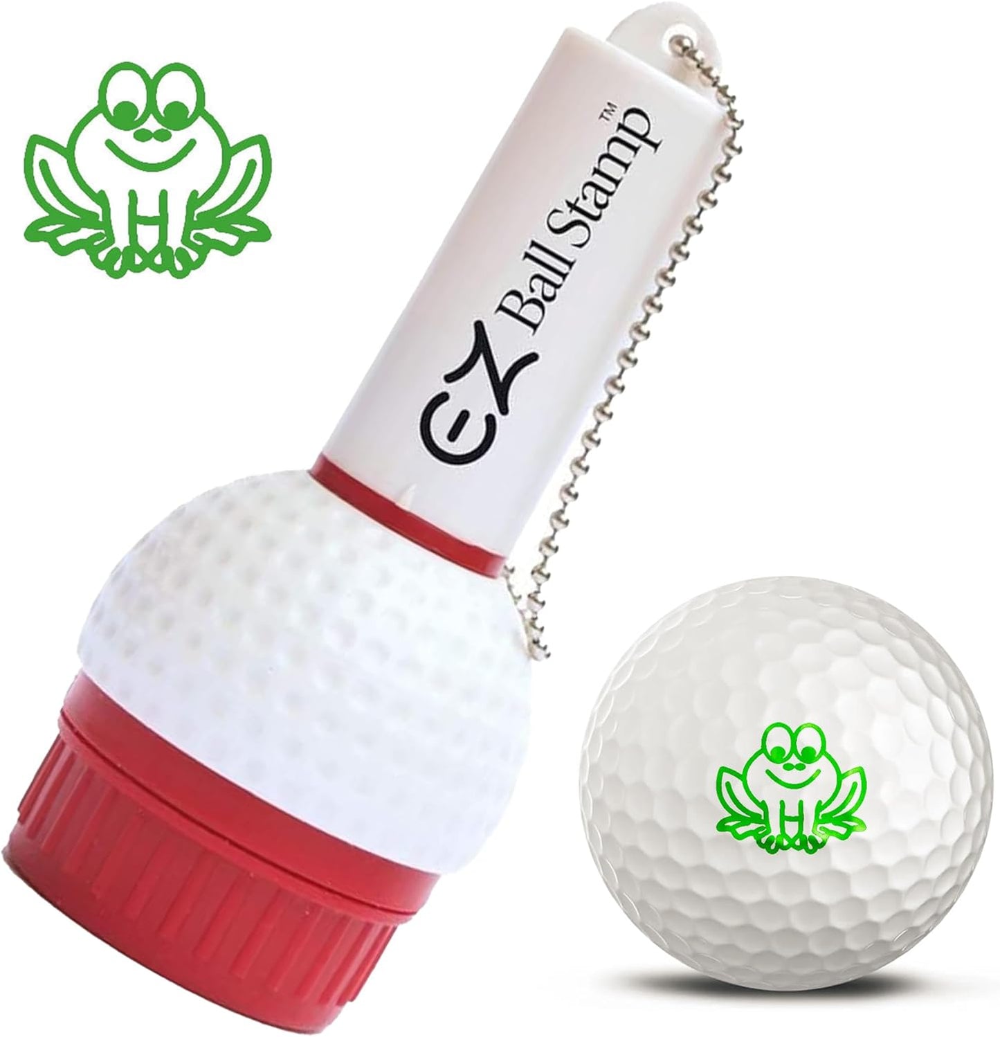 EZBallStamp Golf Ball Stamp Marker (Green Frog)