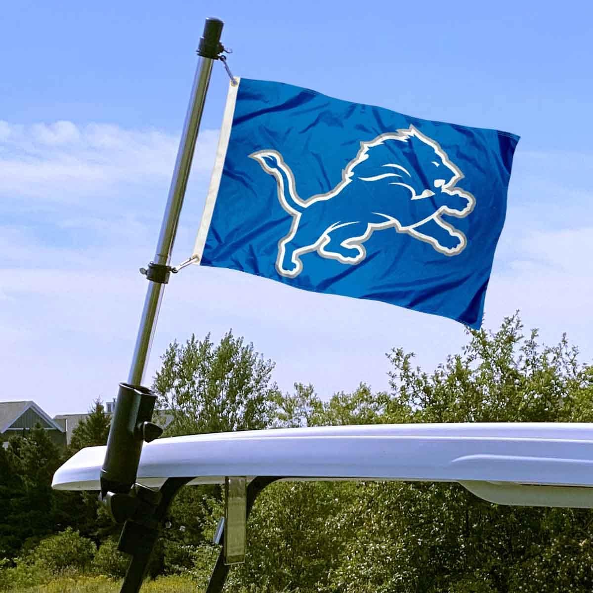 Detroit Lions Boat and Golf Cart Pennant Flag