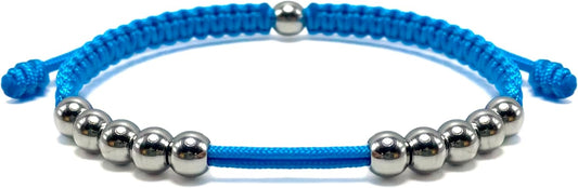 LAMIBEE Golf Stainless Steel 10 Beads Score Counter Bracelet, Golf Stroke Count Bracelet, Resizable and Easy to Adjust Golf Round Scoring Tracker, Durable and Stylish Golf Accessory