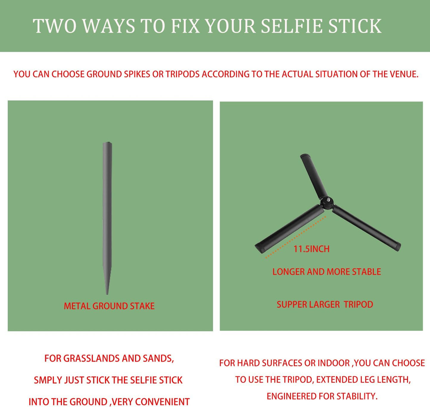 WIGERLON Golf Monopod Stick,Golf Tripod, Golf Recording Stick with Magnetic Phone Holder and a Adjustable Clip Smartphone Holder.irangesports Stick for Golf Swing