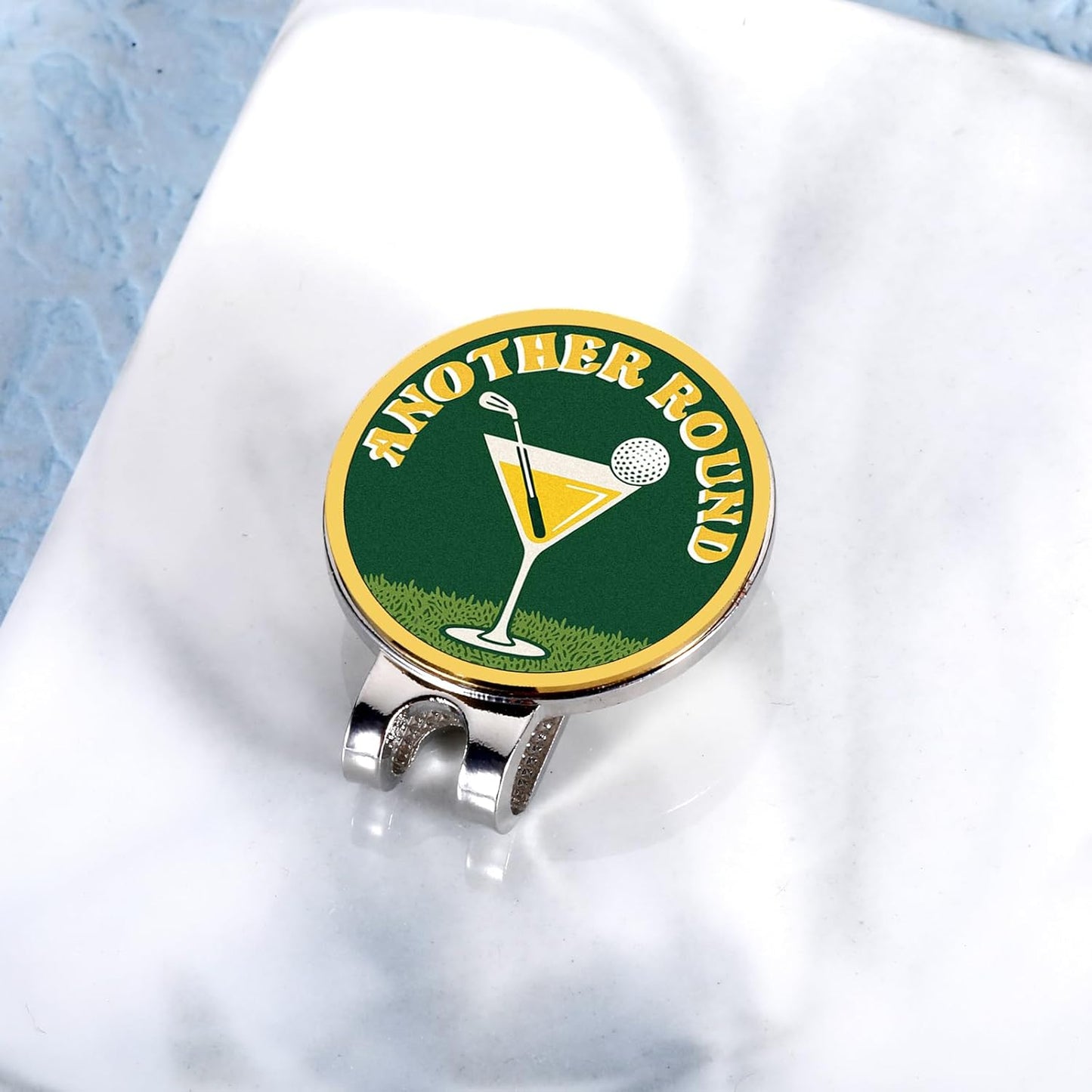 Funny Golf Ball Marker with Magnetic Hat Clip,Golf Ball Marker Hat Clip for Men Women, Golf Gifts for Men Women,Golf Accessories for Golf Lovers,Golf Gifts for Friends Coach Dad Father Boss Christmas
