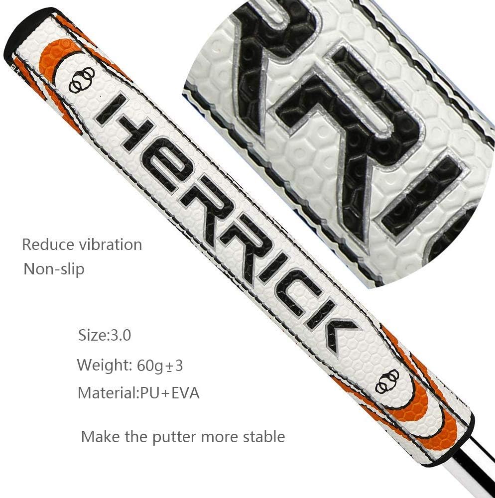 Golf Putter Grip Men 60g PU Material Lightweight Non-Slip Portable Soft Shock Absorption Many Color to Choose