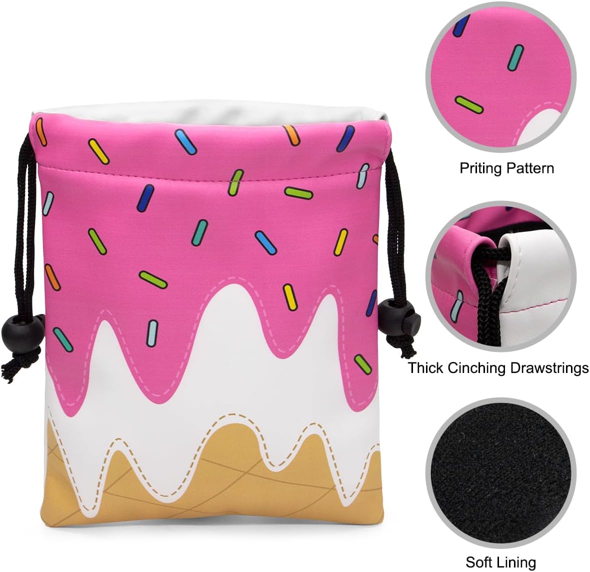 Golf Valuables Pouch, Leather Golf Tee Pouch with Drawstring Closure Golf Ball Tee Handbag Portable Golf Accessories