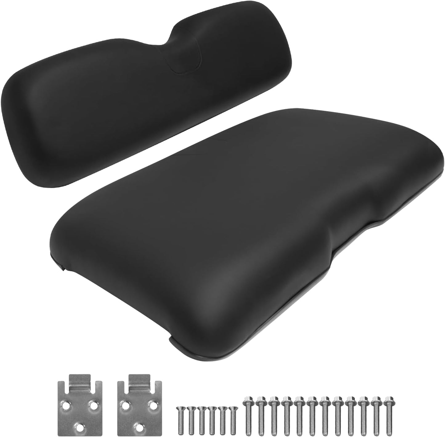 Golf Cart Replacement Seat Fit for EZGO TXT RXV Club Car Precedent DS Golf Cart, Factory Style Golf Cart Front Seat Cushions & Seat Back