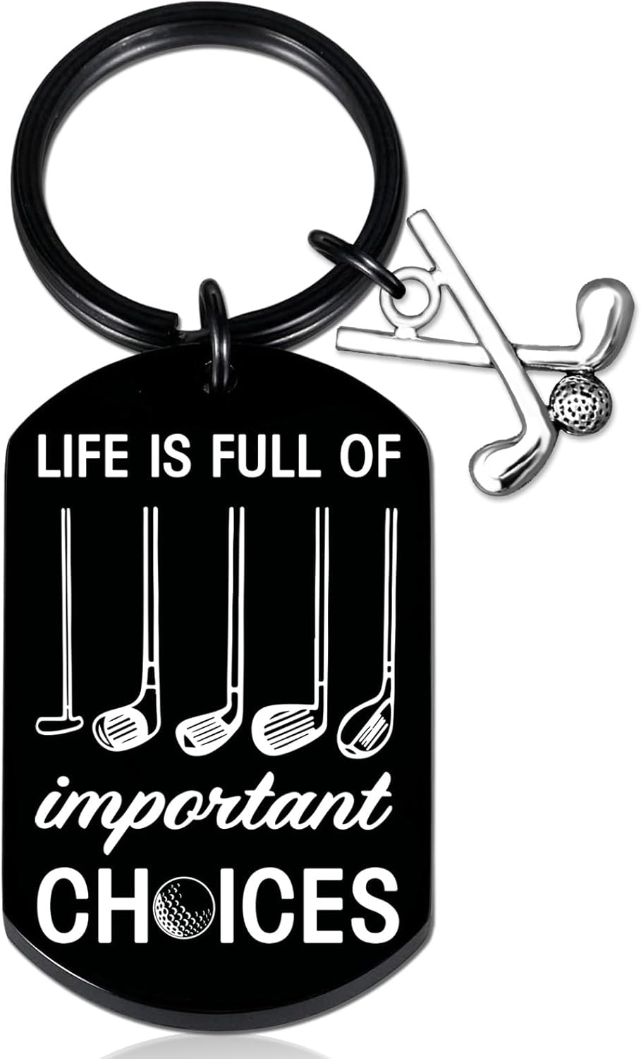 Golf Gifts For Dad Men Cool Golf Keychain Gift For Golfers Men Unique Christmas Birthday Gifts For Men Him Funny Golfing Accessories Present For Golf Lovers Golf Stocking Stuffers For Men Golfers