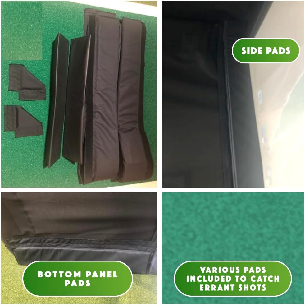 SPECTRUM GOLF SIMULATORS-Golf Cage-Padded-DIY-Premium Poly Spacer Golf Screen-US Made