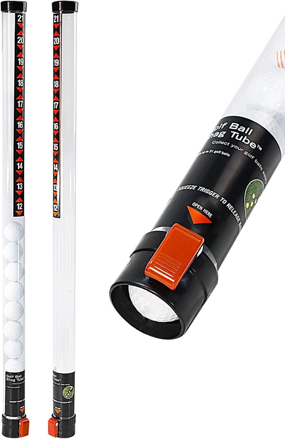 Golf Ball Retriever Grabber Storage Golf Ball Picker Shag Tube