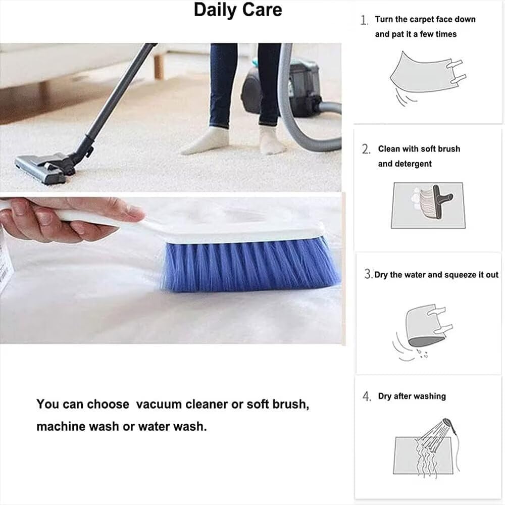 Hi I'm Mat Non Slip Rugs Soft Bath Rugs for Indoor Entrance Floor Door Mat Dries Quickly Kitchen Mat Natural Durable Easy to Maintain Bath Mat 16x24 inch