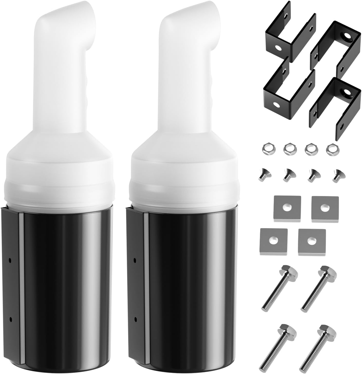 Panglong Golf Cart Sand Bottle with Holder, No-Drilling Universal Golf Sand Bottle, Divot Filler Sand Bottle for Club Car, EZGO, Yamaha with 1" Tube Bracket; Large Capacity with Rattle Proof Holder