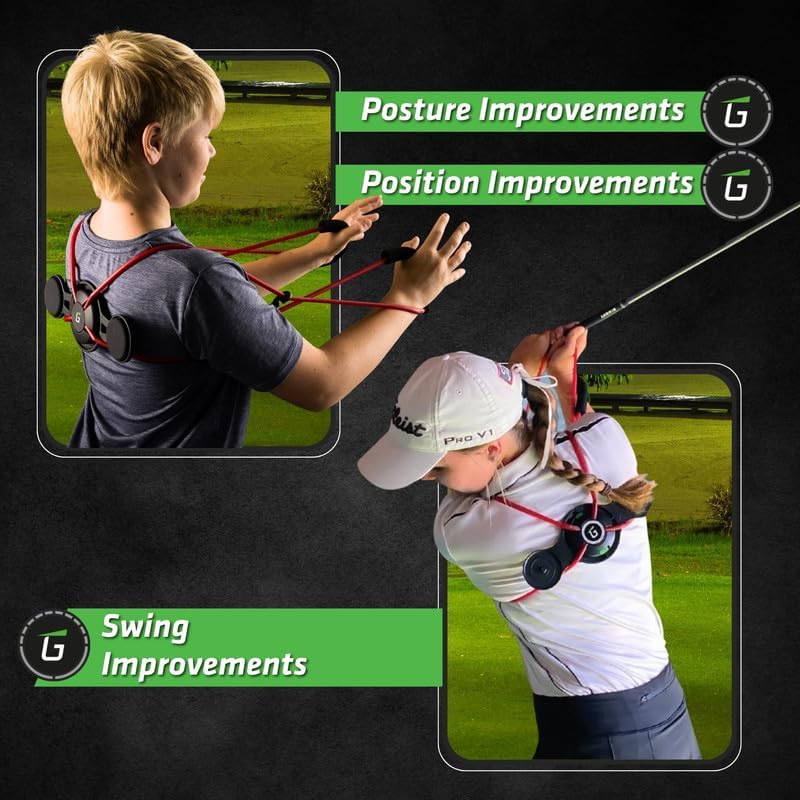 Golf Swing Performance Trainer Aid | Golf Swing Trainer Trusted by PGA Coaches | Backed by 30 Years Research | Elevate Your Golf Training | Enhance Strength, Stability, Rotation & Posture