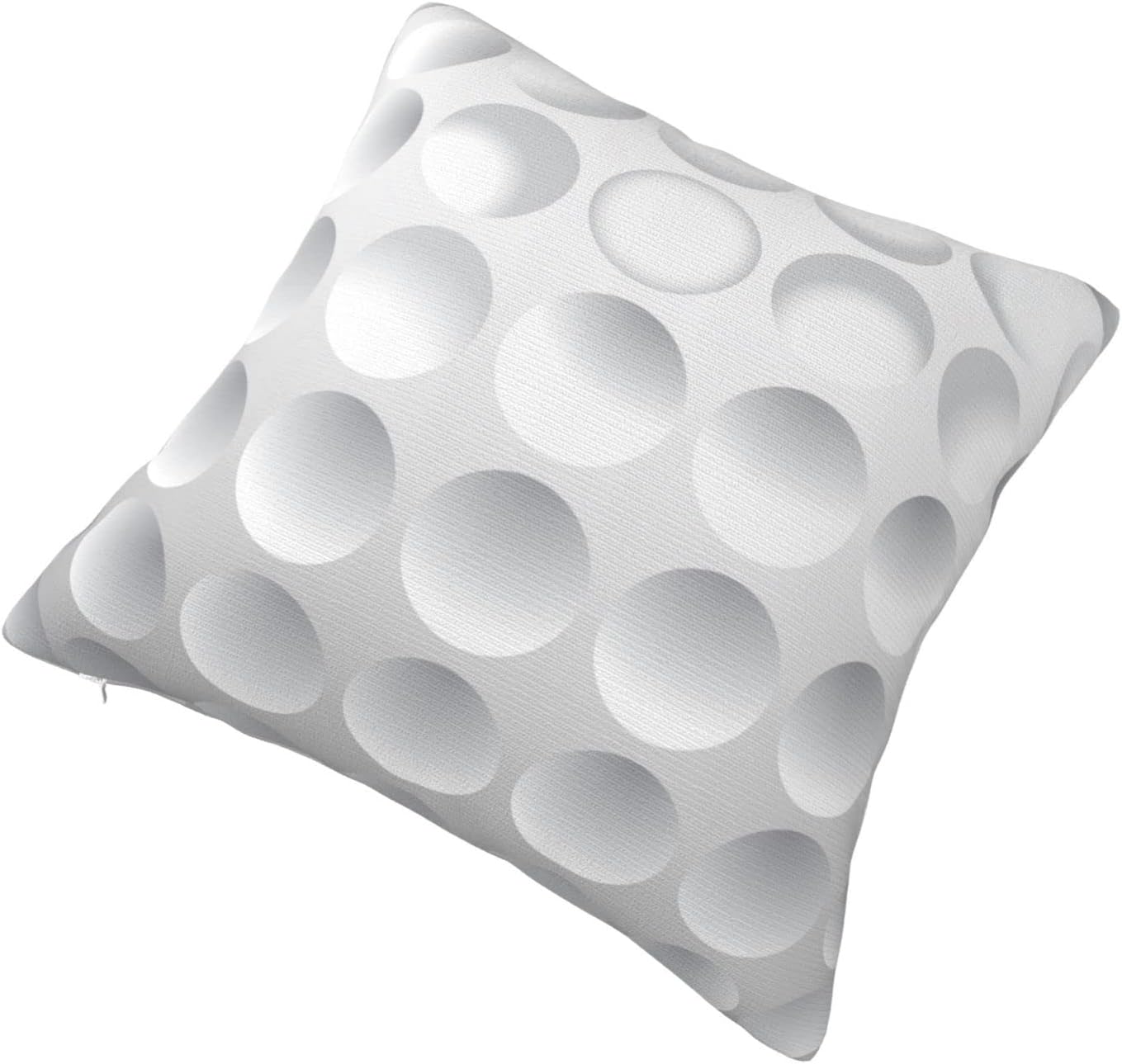 Golf Ball Throw Pillow Covers 18x18 Inch Farmhouse Home Room Decor for Bedroom Living Room Sofa Car Cushion White Ball Sports Pillow Case Pillowcover, CBGHH6534