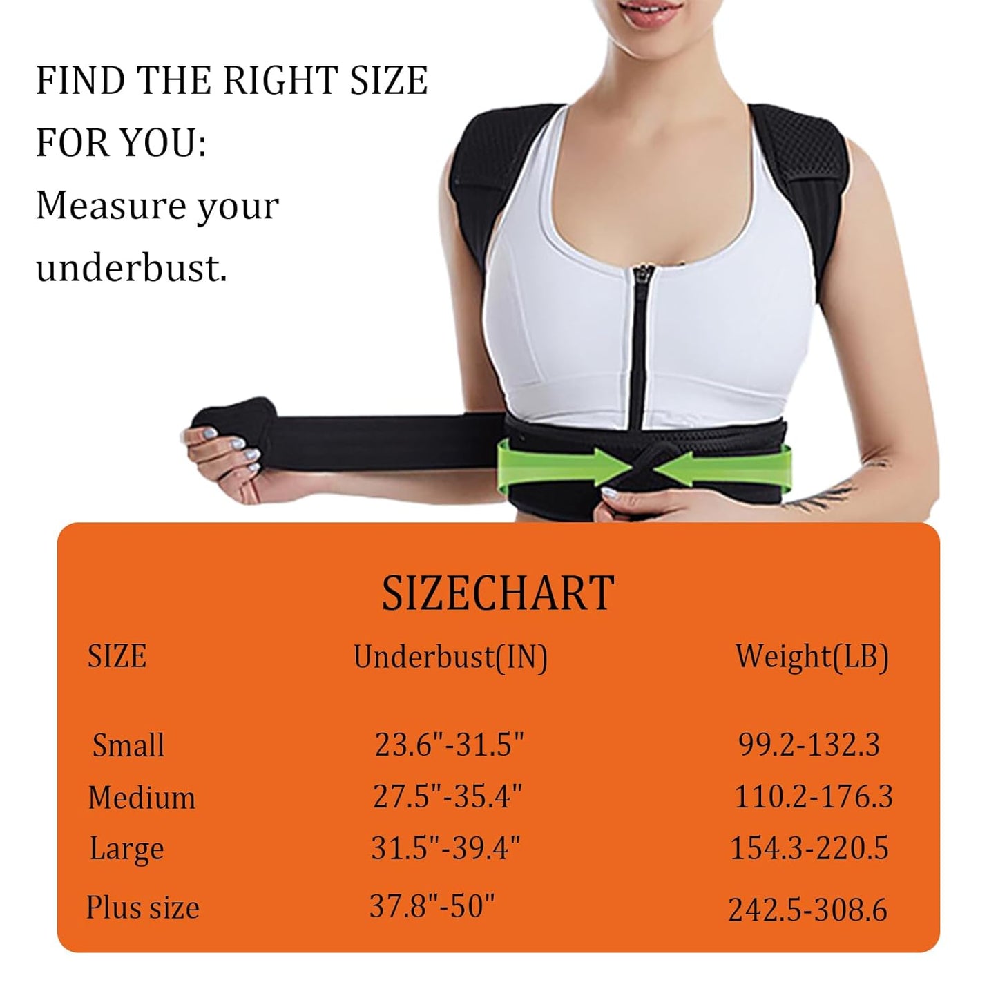 Posture Corrector, Back Brace for Women and Man, Soft and Comfortable, Breathable Mesh (Black, Medium)