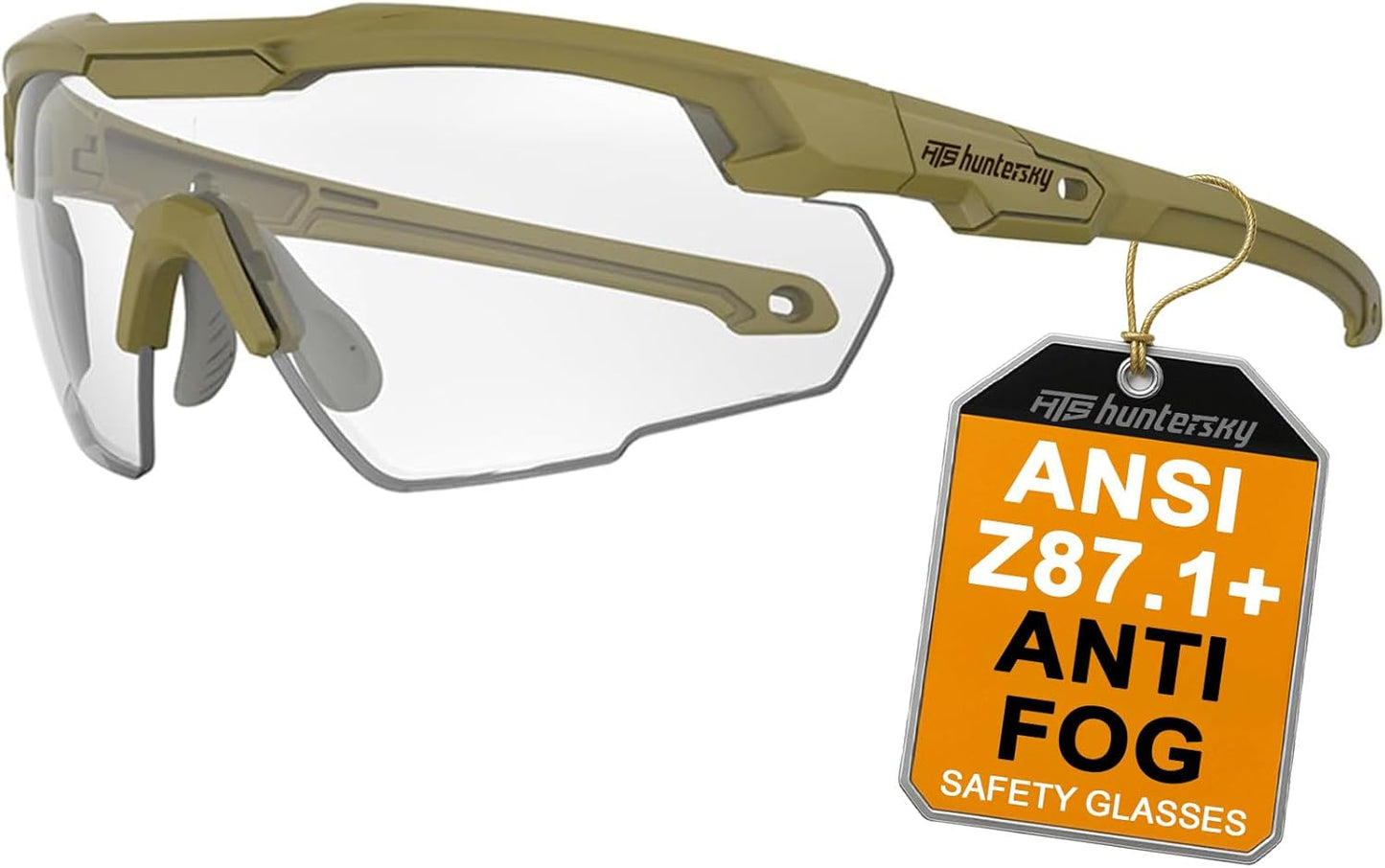Shooting Safety Glasses for Men Airsoft Hunting Riding Anti-Fog Military Grade Ballistic Tactical Eye Pro Range