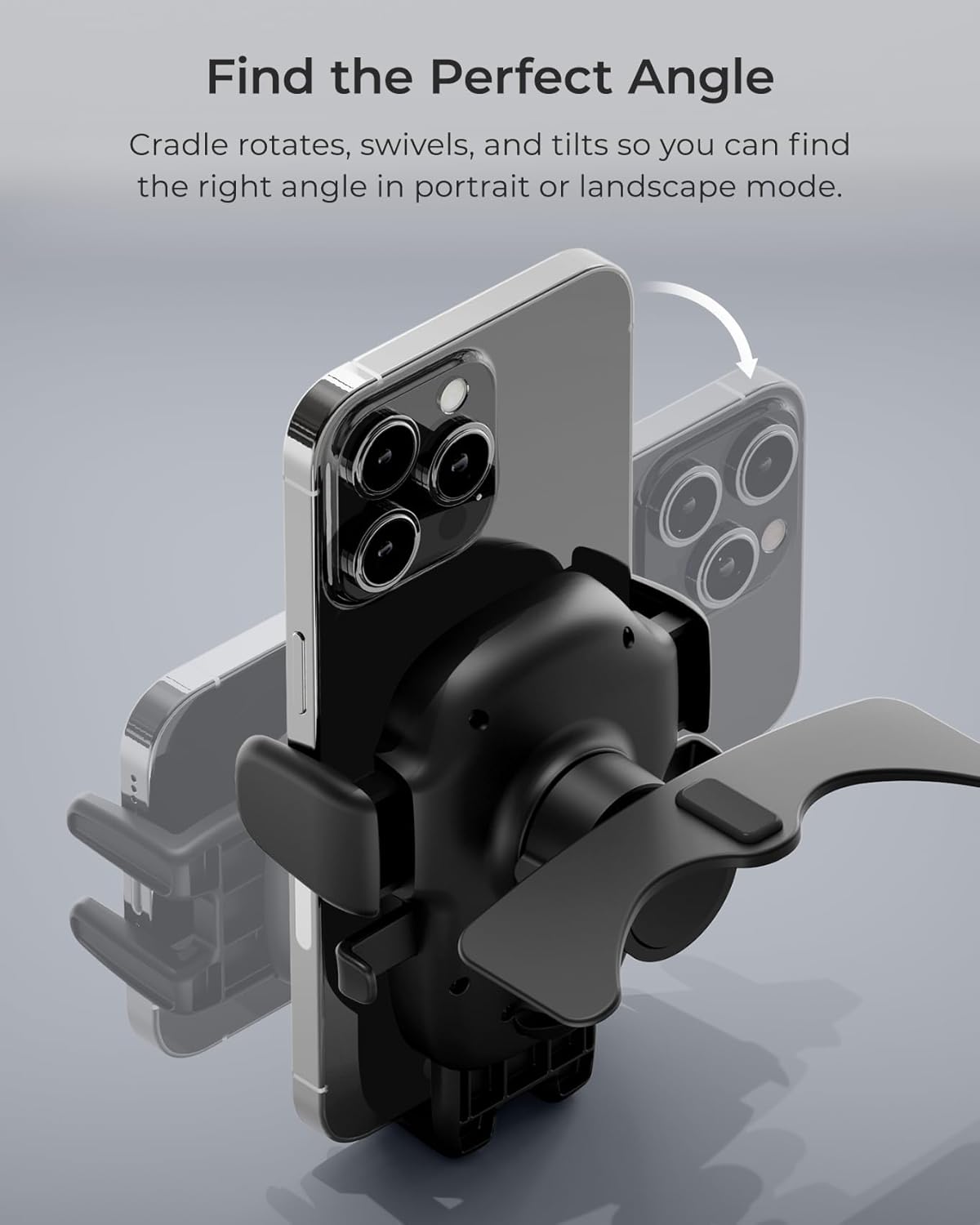 iOttie Easy One Touch Advanced CD Slot Car Phone Mount - Universal Cell Phone Holder for iPhone, Google, Samsung, LG, Moto and All Other Smartphones