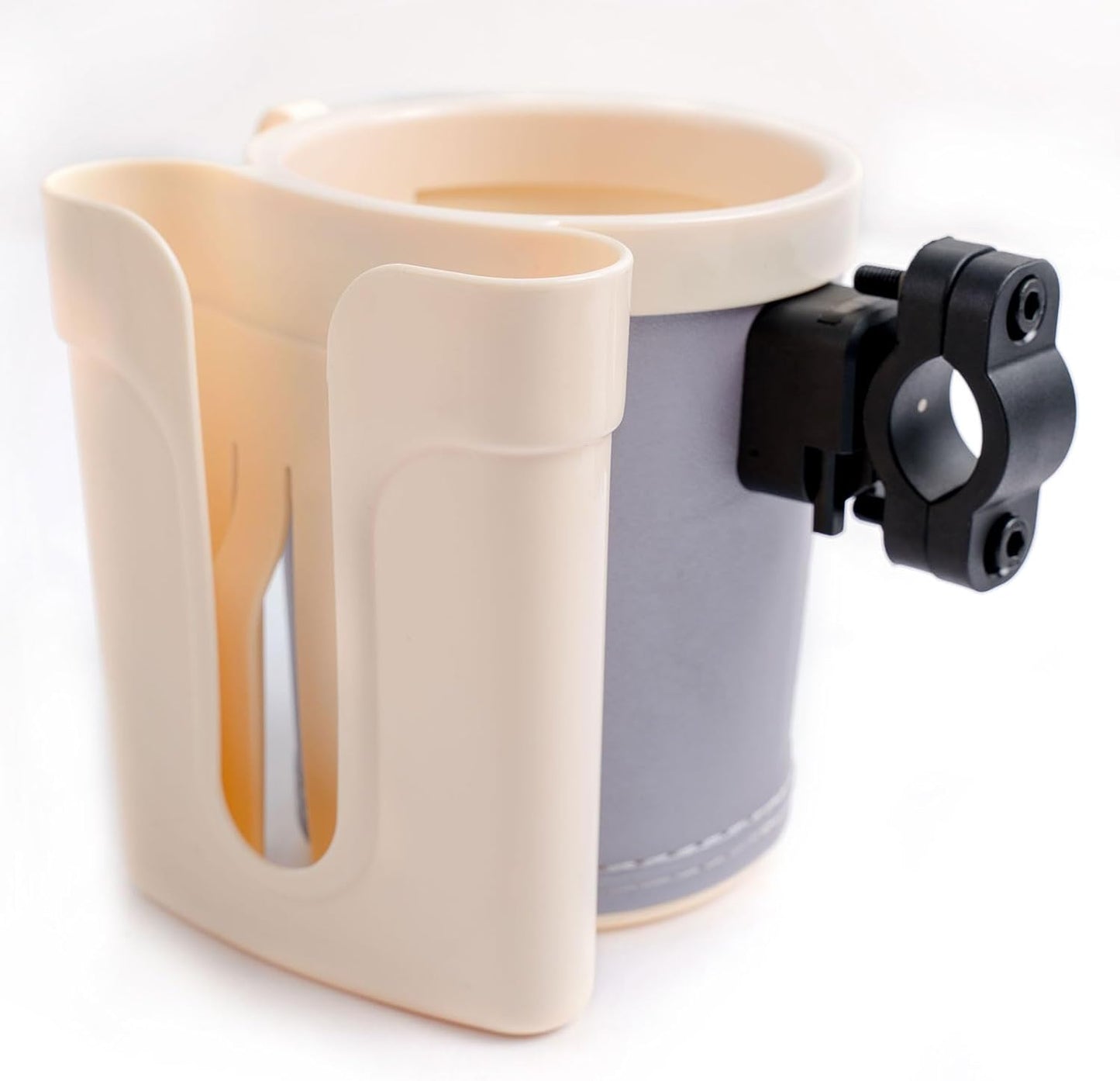 Bike Cup Holder Handlebar Cruiser with Cell Phone Holder Key Holder for Bicycle Motorcycle Scooter Boat Yellow