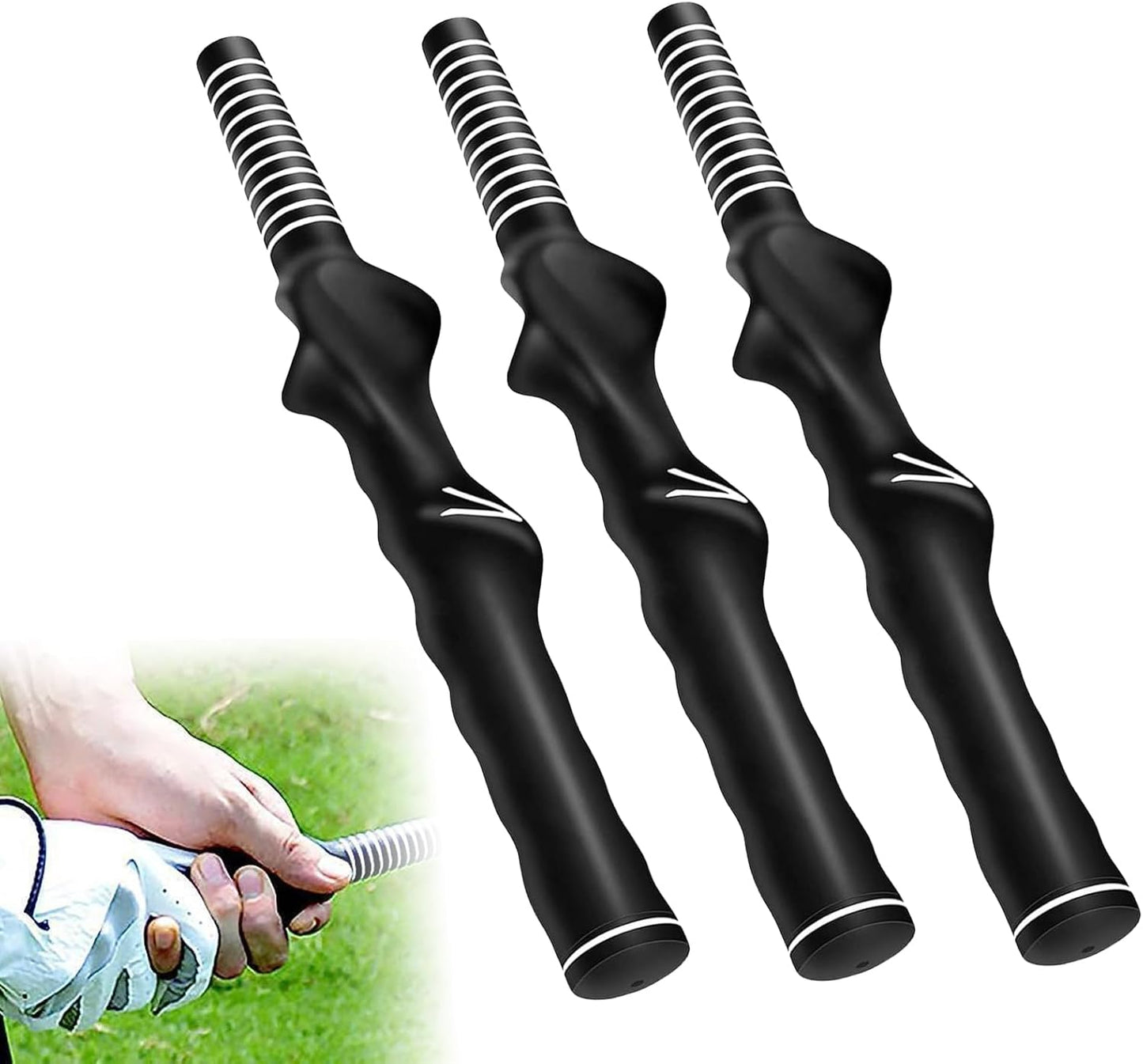 Right-Hand Golf Training Grip Golf Grip Trainer，Golf Swing Trainer Accessories