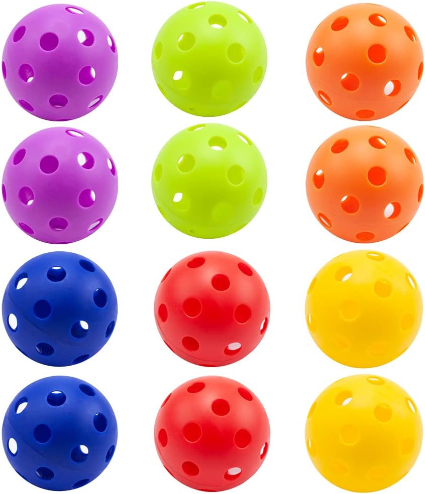 GSE Games & Sports Expert Practice Baseballs, Plastic Baseballs Training, Hollow Airflow Softballs for Pitching, Batting, Catching for All Skill Levels (Several Styles Available)